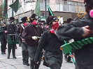 Chaos band 
and black bloc march